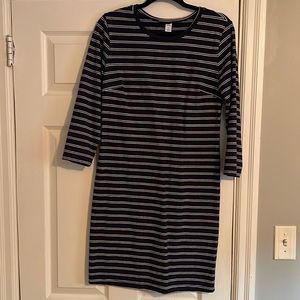 Blue and white striped old navy dress